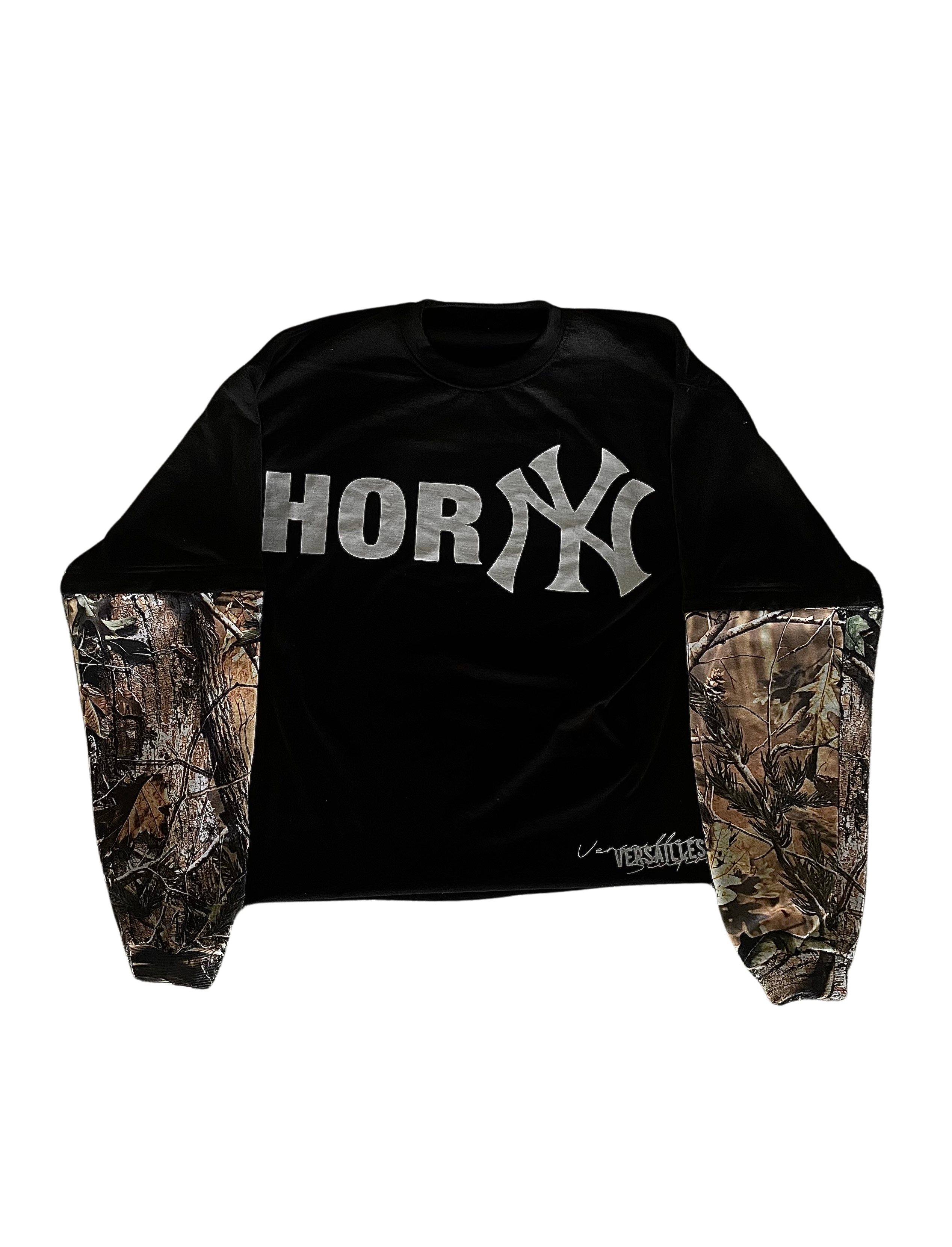 “Hor-NY” Tee With Detachable Sleeves